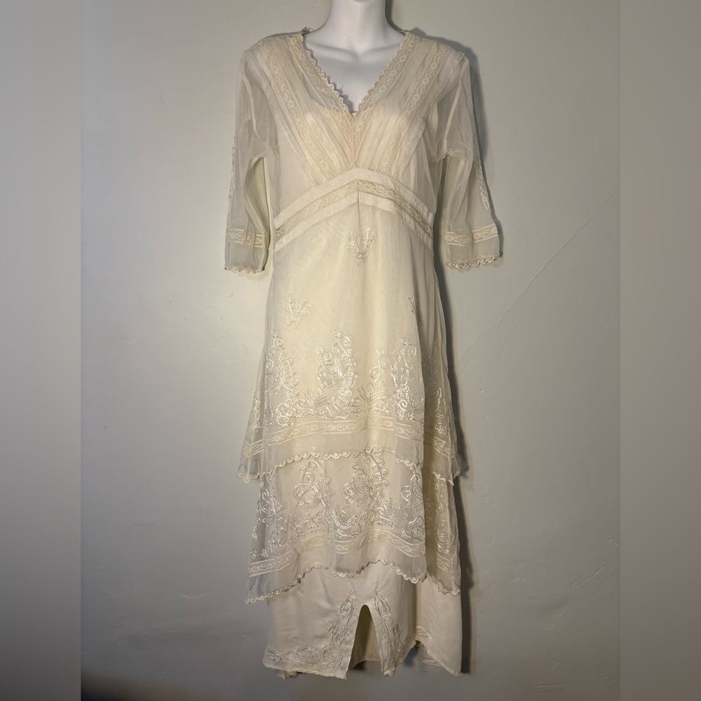 Edwardian Style Nataya Titanic Dress vintage small lace wedding garden party